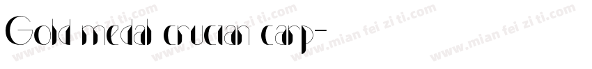 Gold medal crucian carp字体转换